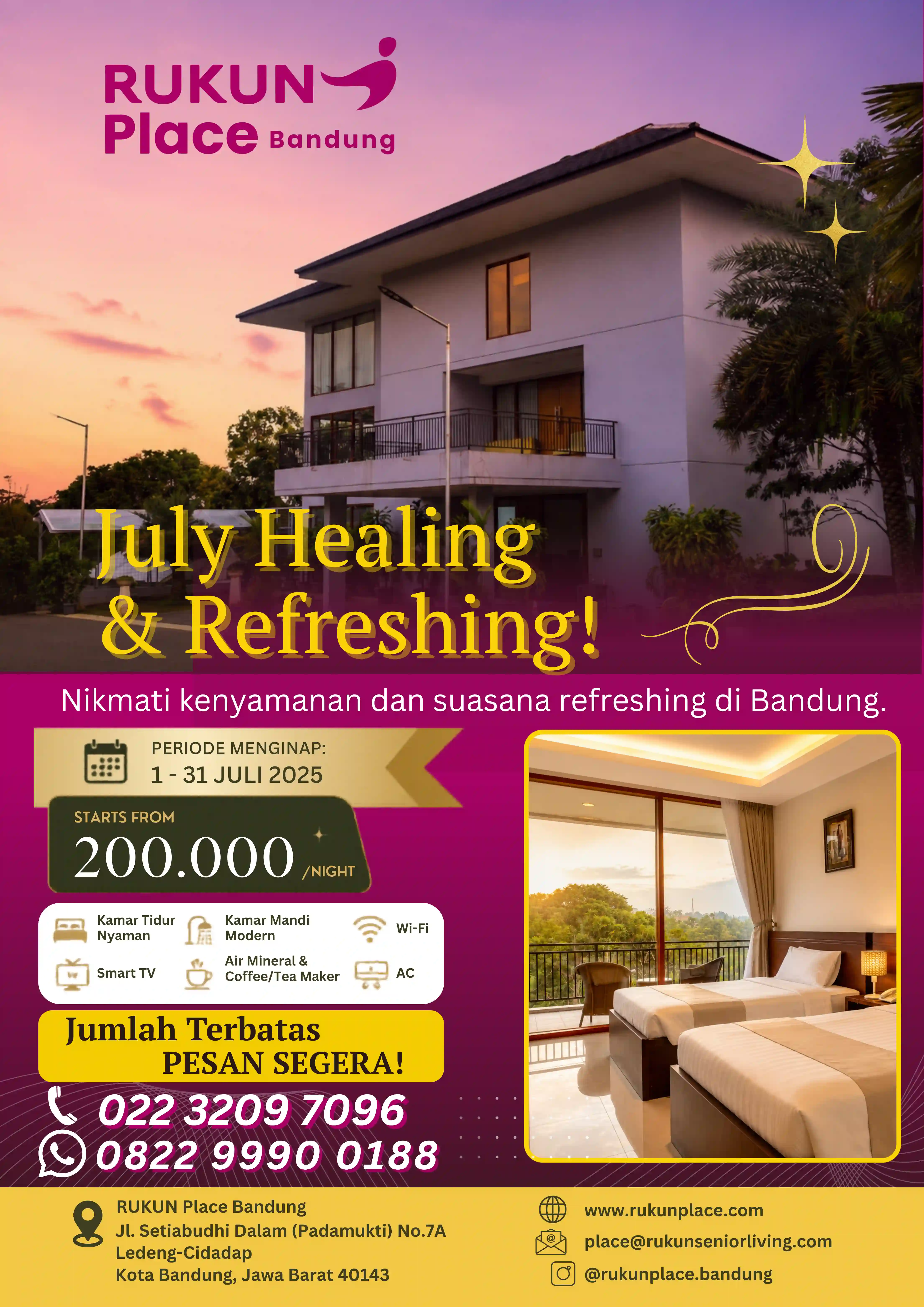 Promo - July Healing & Refreshing